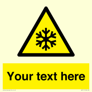 Custom Snowflake Sign